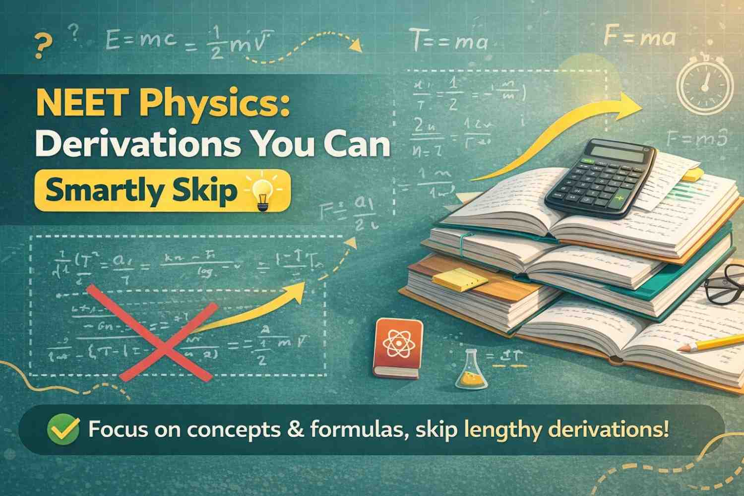NEET Physics: Derivations You Can Smartly Skip