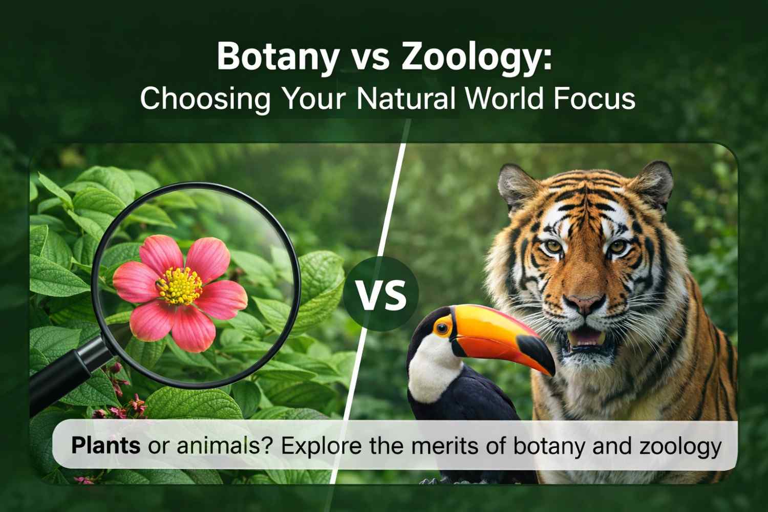 Botany vs Zoology: Choosing Your Natural World Focus